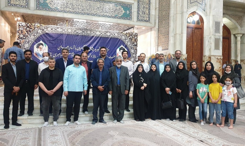 تجدید میثاق مسئولان و کارکنان پژوهشگاه تربیت بدنی با آرمانهای امام راحل (ره)