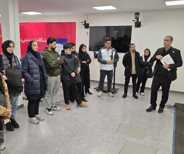 بازدید دانشجویان دارای نیازهای ویژه دانشگاه بین‌المللی فرشتگان از پژوهشگاه تربیت بدنی و علوم ورزشی